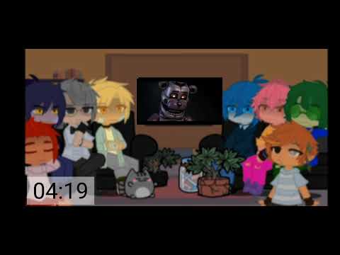 Видео: Реакция 13 карт на "You can't hide" [sister location SONG] [5/?][чит.опис]