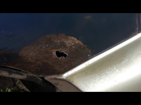 Видео: Как заделать ДЫРУ на авто без сварки.