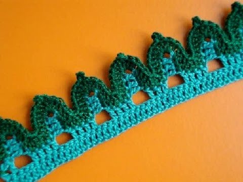 Видео: Вязание крючком Урок 273 Кайма Crochet edging