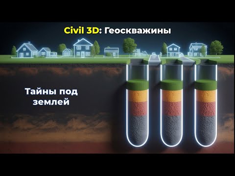 Видео: Civil 3D: Геология и Геоскважины. Практический урок.