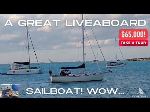 Видео: ОТЛИЧНЫЙ ПАРУСНИК ДЛЯ СУПЕР-ПРОДАЖ! Этот Island Packet 38 1987 года выпуска уже готов к выходу. П...