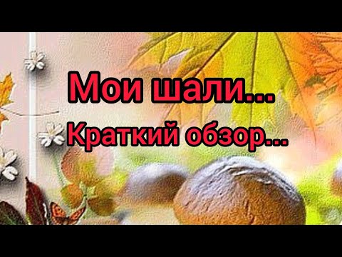 Видео: Вязание. МОИ ШАЛИ ...Готовые работы. Краткий обзор. // 18 октября 2020 г.