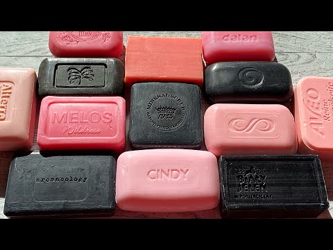 Видео: Soap cutting ASMR Relaxing sounds Satisfying video Резка сухого мыла АСМР 🖤