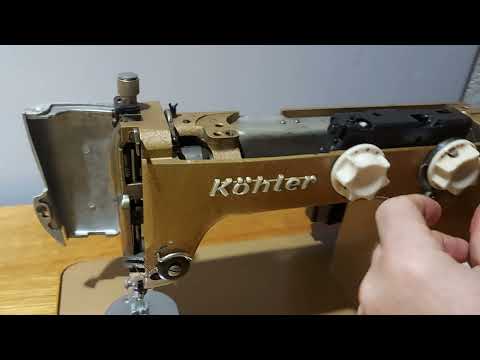 Видео: Швейная машина KOHLER  53 класса изнутри.