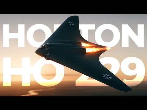 Видео: Самолет-невидимка СС: Horton 229 (1945)