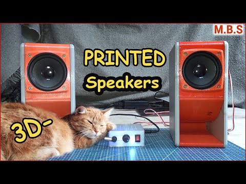 Видео: Колонки на 3D принтере Back Horn Speakers + Динамики Aiyima. Как они звучат?