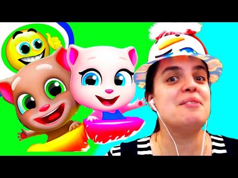 Видео: БолтушкА ВеселушкА И САЛЮТЫ В Бассейне ГОВОРЯЩЕГО Кота! #26 ИГРА для ДЕТЕЙ