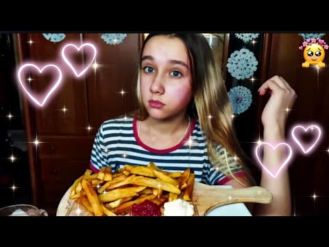 Видео: Много новостей/ мукбанг картошка фри/новая стрижка/