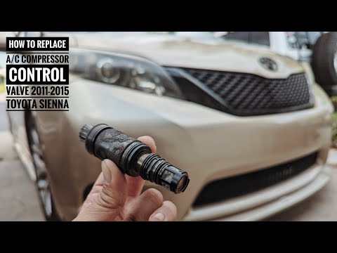 Видео: Кондиционер наконец-то починен! Как заменить регулирующий клапан компрессора на Toyota Sienna 201...