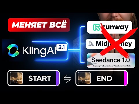 Видео: KLING 2.1: Лучший AI по 2 кадрам? НОВАЯ РЕАЛЬНОСТЬ!