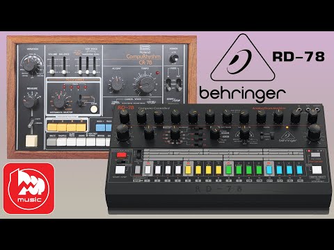Видео: Аналоговая драм-машина Behringer RD-78 || Культовое звучание Roland CR-78