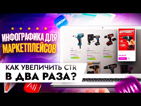 Видео: КАК увеличить CTR карточки на маркетплейсе в ДВА РАЗА? Инструкция как сделать инфографику и лайфхаки