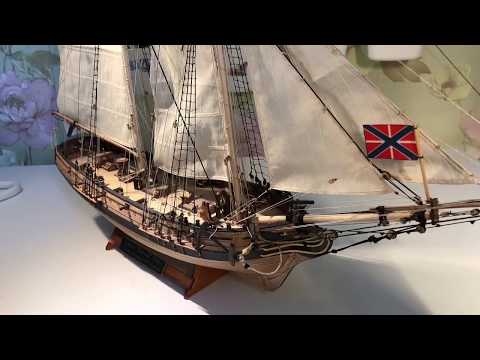 Видео: Шхуна Полоцк от "Мастер Корабел"