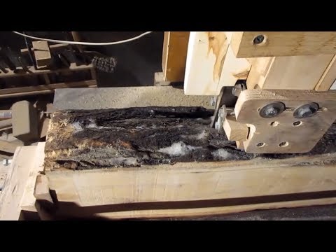 Видео: Распил акации.