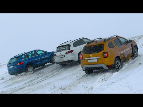 Видео: ДАСТЕР ТАНК вызвал VW Touareg, Skoda KodiaQ, Toyota RAV4, Nissan XTrail, Kia Sorento Омерзительная 8