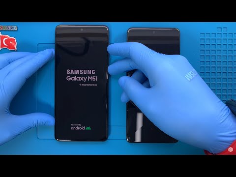 Видео: Замена экрана Samsung Galaxy M51