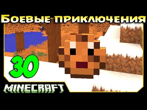 Видео: ч.30 Minecraft Боевые приключения - Небесный дракон и Печенька (Факело-базука)