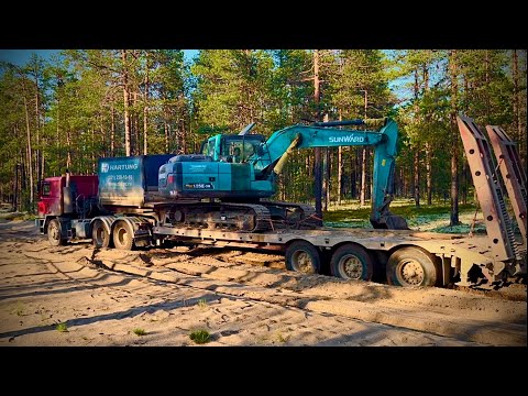 Видео: Когда застрял, экскаварор в помощь!