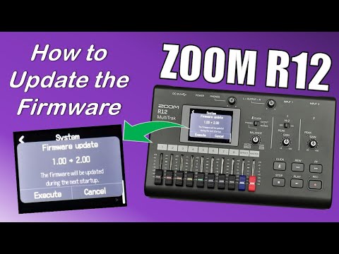 Видео: ZOOM R12: Как обновить прошивку