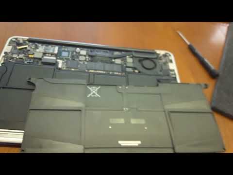 Видео: Замена аккумулятора Macbook Air 11 2011 г. A1370
