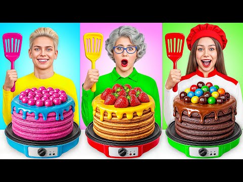 Видео: Кулинарный Челлендж: Я против Бабушки | Творческие Кулинарные Идеи от Multi DO Challenge