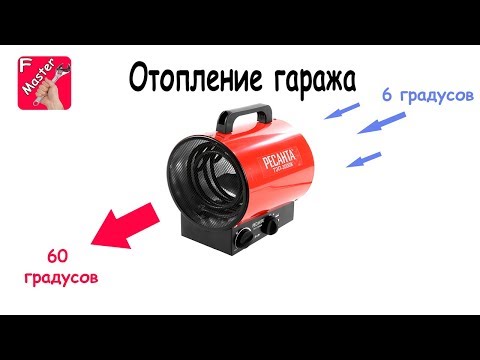 Видео: Отопление гаража. Жгем электричество в гараже тепловой пушкой  РЕСАНТА ТЭП-3000К