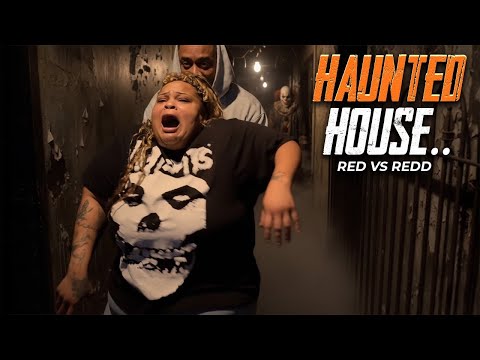 Видео: «Дом с привидениями» напугал их… Редд несколько раз чуть не потерял самообладание. #redvsredd #Хэ...