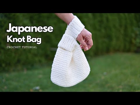 Видео: Как связать сумку ЯПОНСКИМ УЗЕЛОМ крючком #crochetbag
