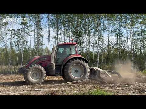 Видео: Наша Valtra T235 возвращает поля в сельхозоборот после 30 лет простоя.. Все заросло, начали с лесоп