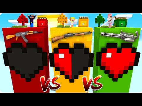 Видео: ❤️ЧАНК ПУСТОГО СЕРДЦА vs ПОЛОВИНЫ vs ПОЛНОГО В МАЙНКРАФТ! ШЕДИ ЛЕСКА И НУБИК MINECRAFT