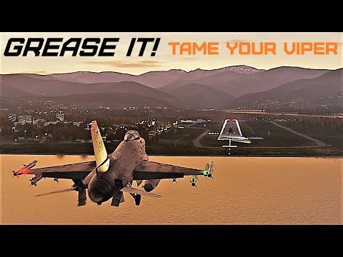 Видео: Легкая посадка | DCS F-16C