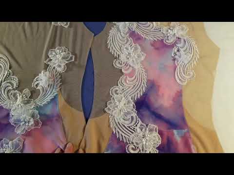 Видео: Необычная юбочка-2. Купальник для ХГ "Яблоневый цвет ". RG leotard "Sakura". DIY