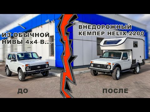 Видео: Внедорожный кемпер на базе Нивы. Проект #CaravanExpedition