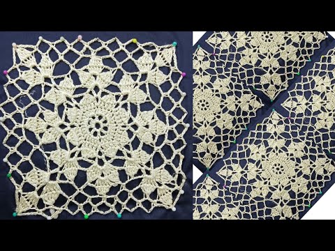 Видео: ПРОСТОЙ  квадрат Вязать крючком просто