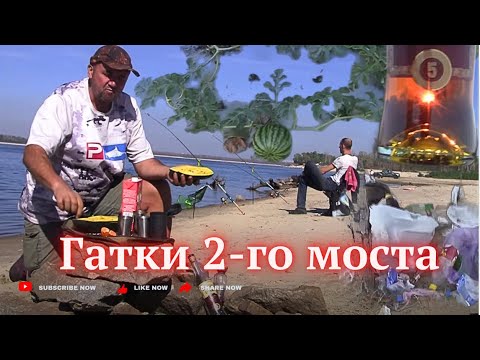 Видео: Утро. Осень. Гатки 2-го моста. Рыбалка. Друзья. Запорожье 22 сент 24г.