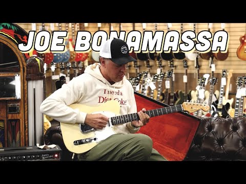 Видео: Джо Бонамасса | Корпус Fender Telecaster 1970 года с грифом Stratocaster 1964 года — УНИКАЛЬНАЯ Г...