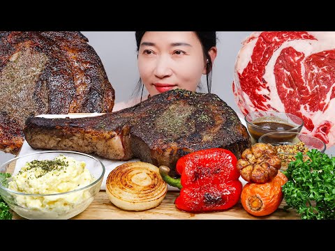 Видео: СТЕЙК ТОМАГАВК АСМР МУКБАНГ EATING SOUNDS