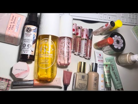 Видео: ASMR моя косметика 👄(sol de janeiro+erborian+ dior☀️) beautifully