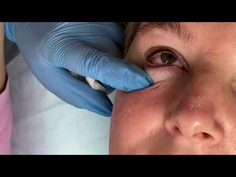 Видео: Межресничка с растушёвкой. Нижнее веко. Часть 2