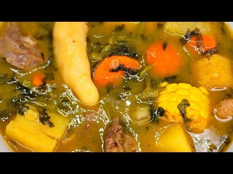 Видео: Лучший гаитянский бульон, без сомнения! | Как приготовить бульон / гаитянский суп с тушеной говяд...