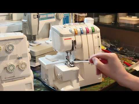 Видео: Оверлоки Джаноме 204D и 744D сравнительный анализ