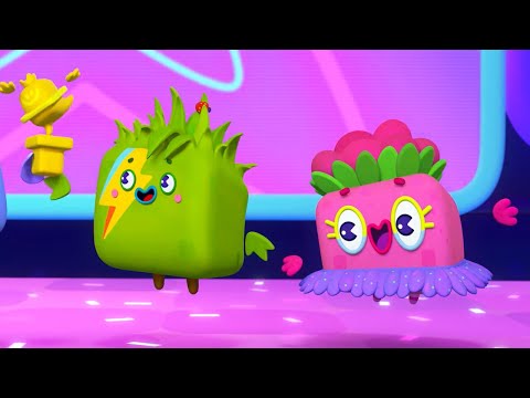 Видео: Четверо в кубе - Куботанцы (сборник серий) | Развивающий мультфильм для детей