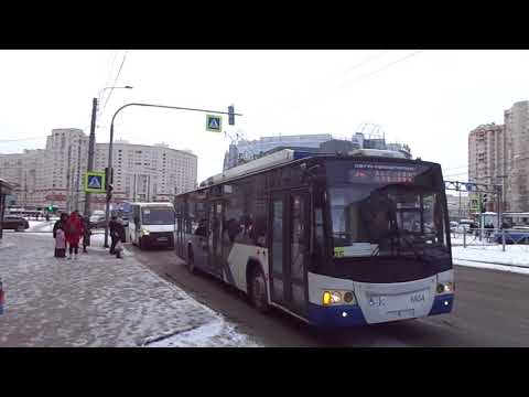 Видео: Троллейбус "6834 по 25" Петербурга 11-***: ВМЗ-5298.01 6834 по №25 (14.02.21)