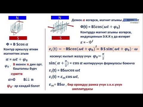 Видео: 11-класс | Физика | Өзгөрмө ток