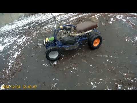 Видео: Детск. квадроцикл БИНЧ-3, модернизац. ч.8.