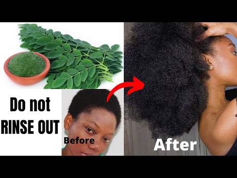 Видео: НЕ СМЫВАТЬ. Ваши волосы будут расти как сумасшедшие с этим спреем из моринги | натуральные волосы