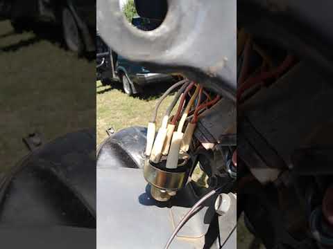 Видео: Подключение замка зажигания Урал-Днепр. Пю