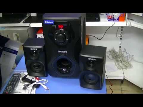 Видео: Акустическая система Sven MS-2055 (30W+12.5Wx2)