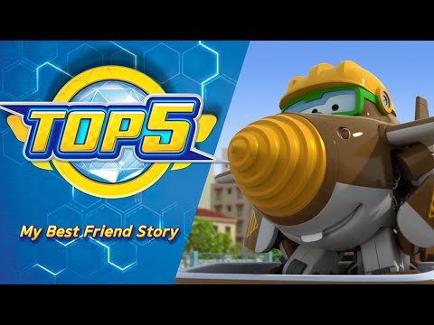 Видео: [Рейтинговое шоу Superwings] История моего лучшего друга! Топ-5