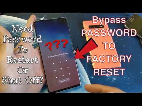 Видео: Galaxy S10/S10+/S10E: Забыли пароль для перезагрузки/выключения для сброса настроек к заводским?
